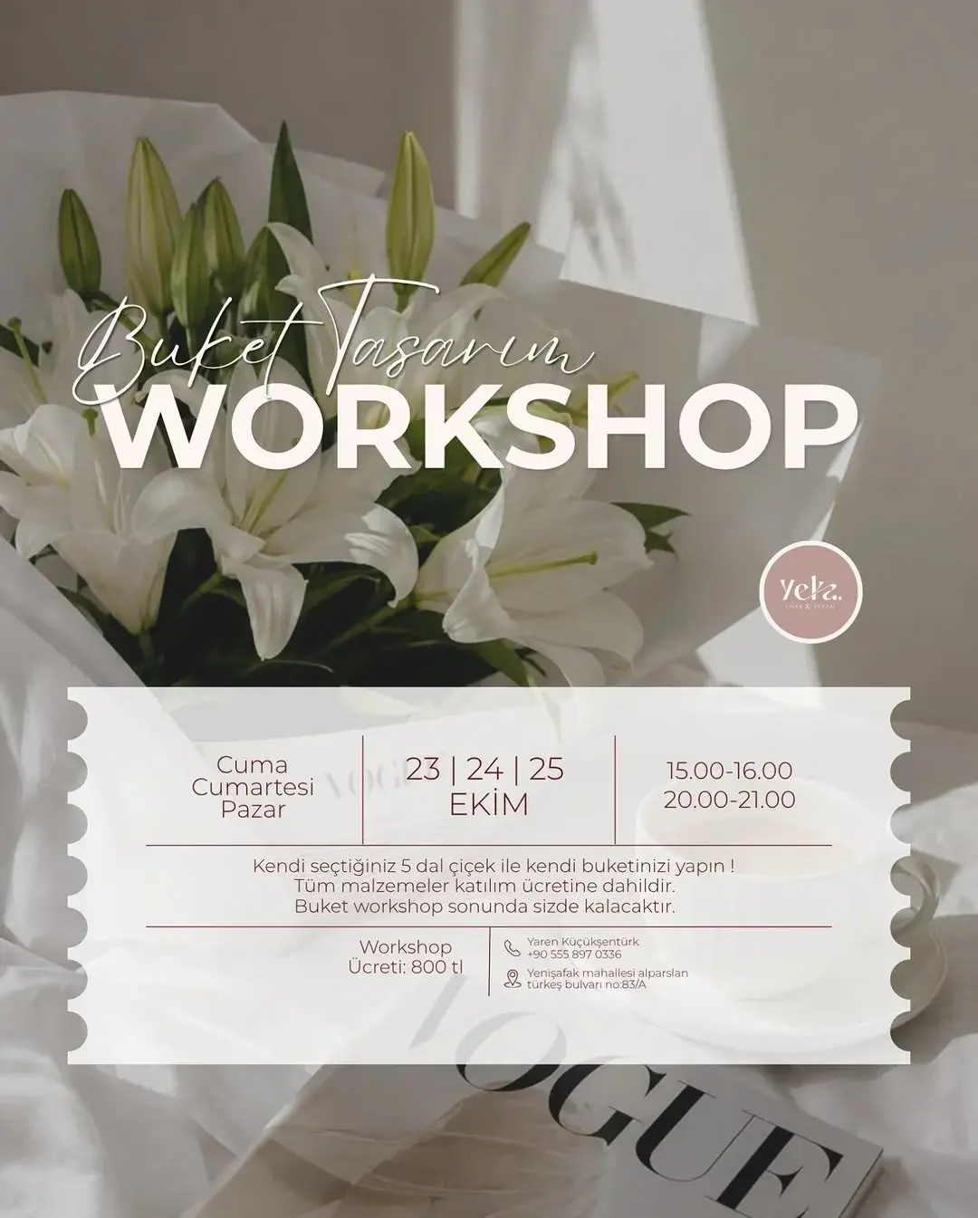 Buket Tasarım Workshop